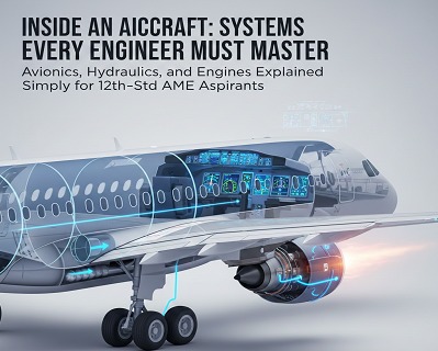 Inside an Aircraft: Systems Every Engineer Must Master  A Beginner’s Guide for AME Aspirants